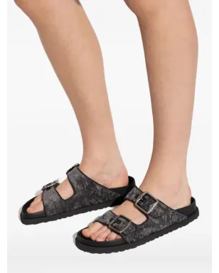 Birkenstock アリゾナ ベルベット サンダル - サムネイル5