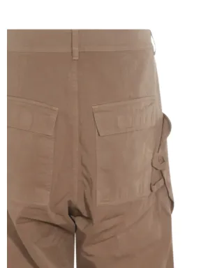 Rick Owens DRKSHDW ブラウンのワイドレッグパンツ - サムネイル3