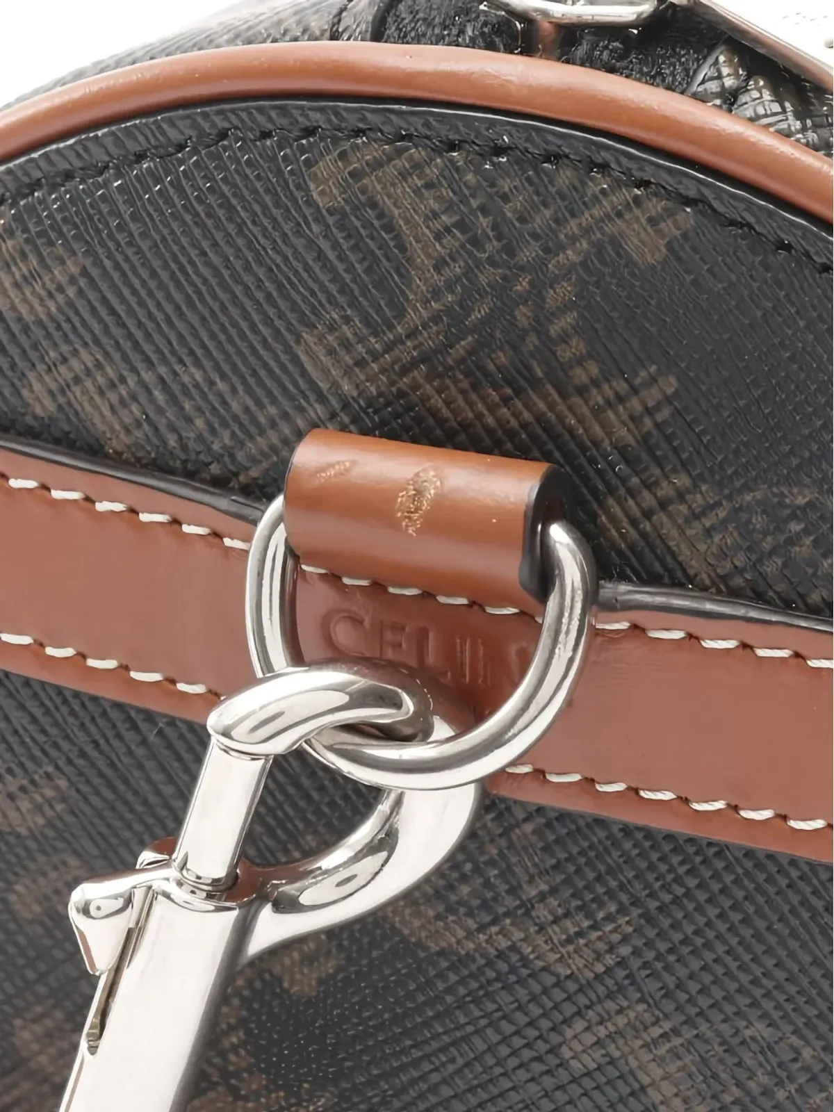 Celine Pre-Owned Triompheモノグラム 円筒形ショルダーバッグ - 画像4