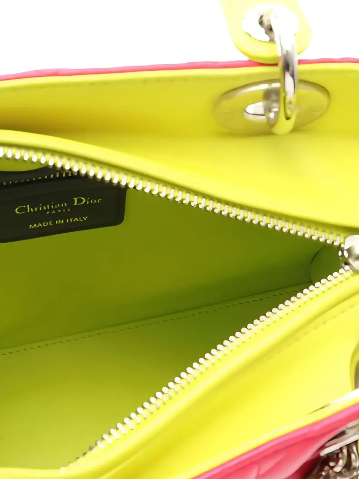 Christian Dior Pre-Owned レディ ディオール カラーブロック ツーウェイ ハンドバッグ - 画像3