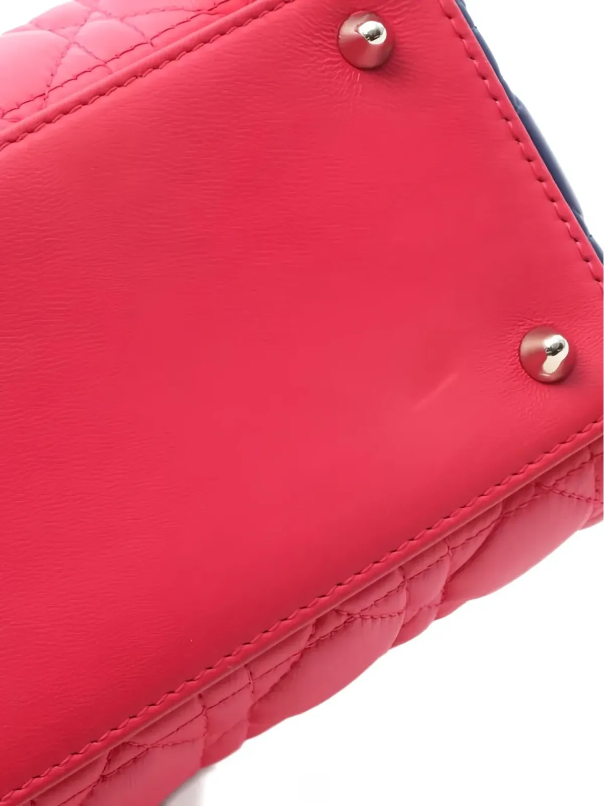 Christian Dior Pre-Owned レディ ディオール カラーブロック ツーウェイ ハンドバッグ - 画像4