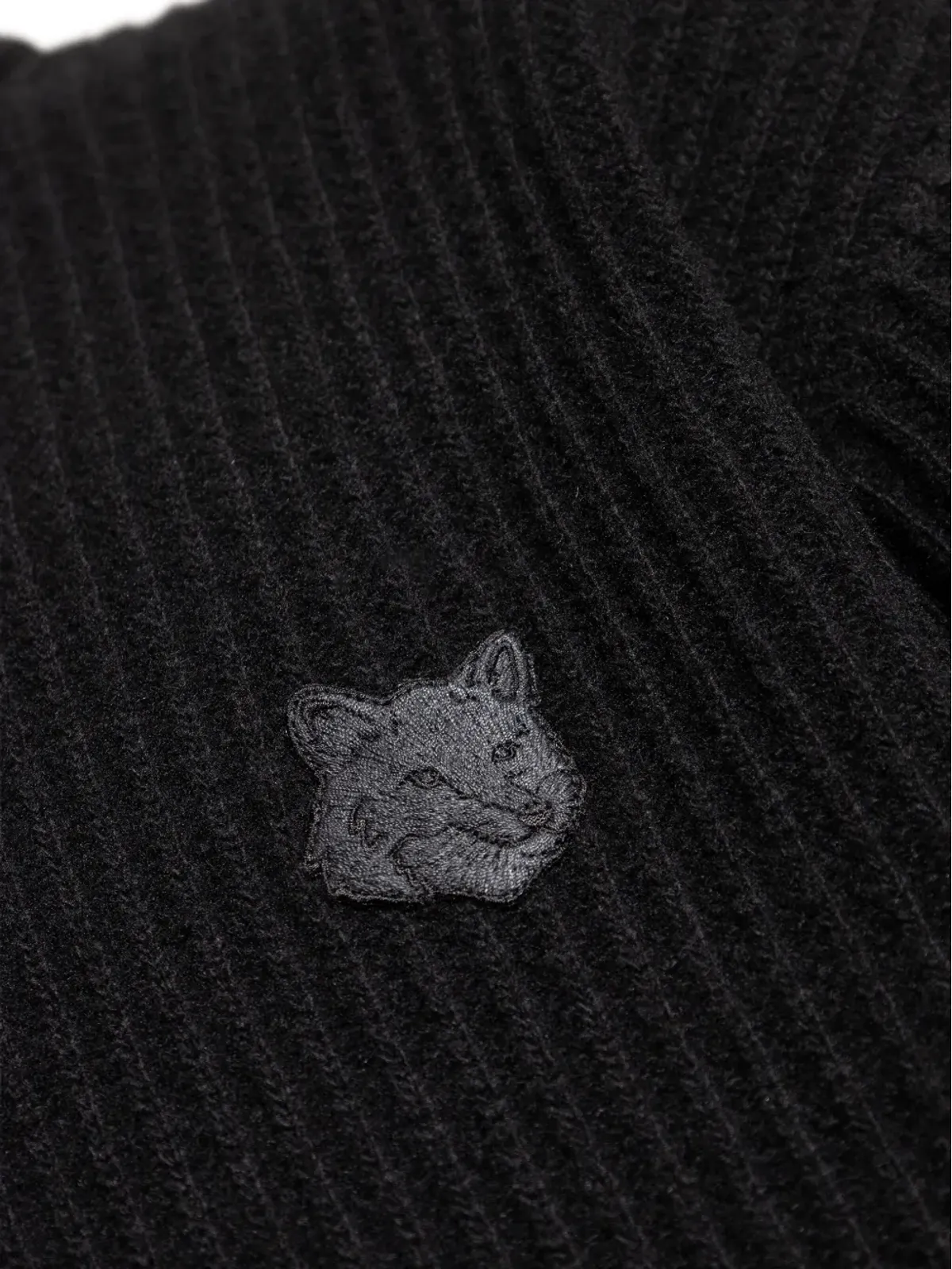 Maison Kitsuné フォックスヘッドアップリケ ポロセーター - 画像5