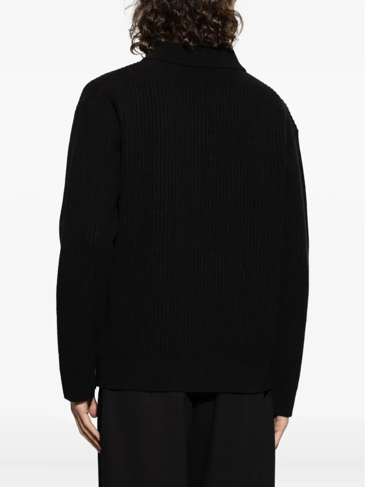 Maison Kitsuné フォックスヘッドアップリケ ポロセーター - 画像4