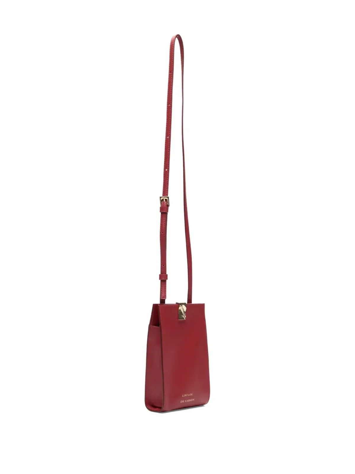 Loulou クラスプディテール レザーショルダーバッグ - 画像2