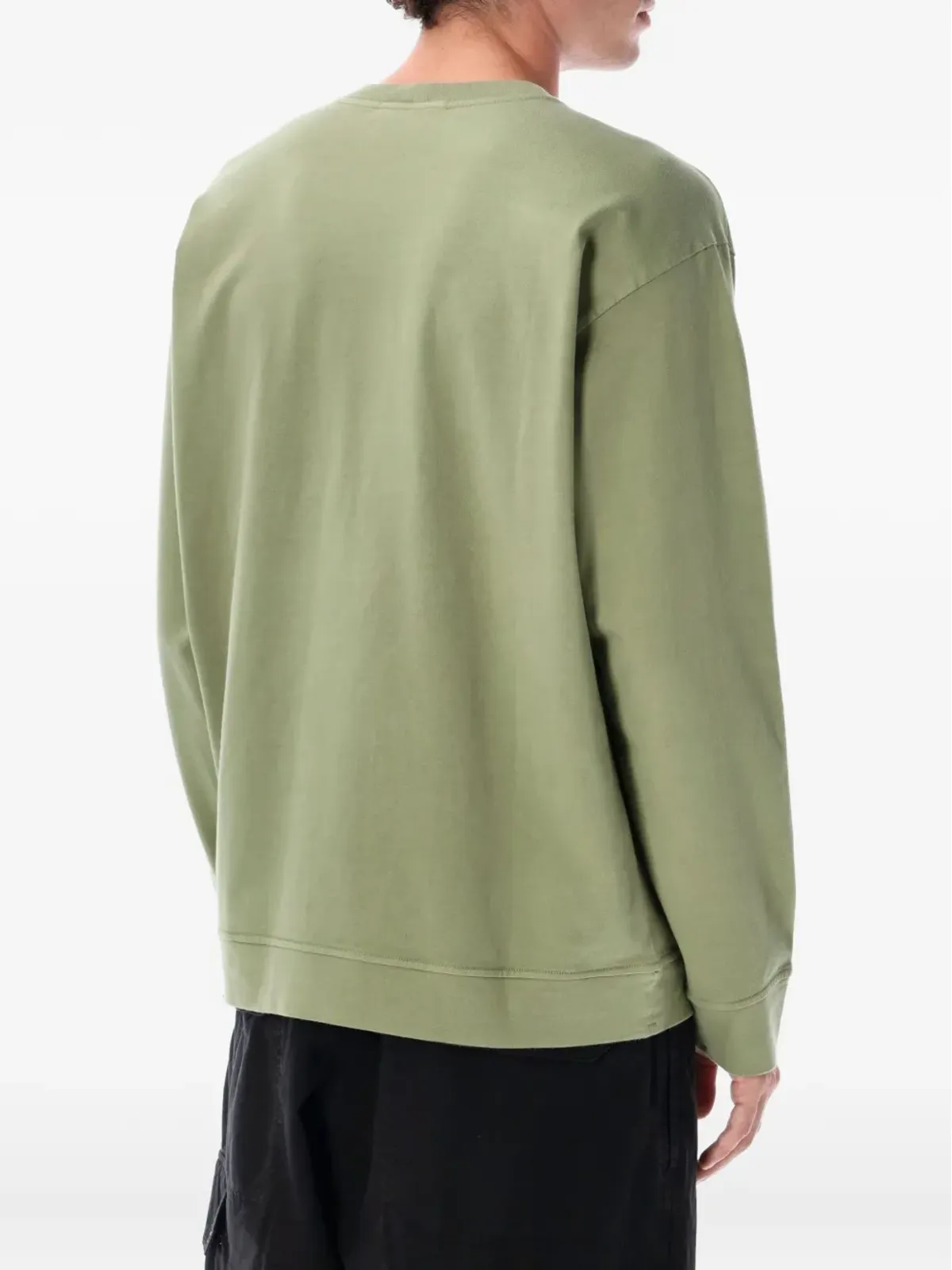 Stone Island クルーネック コットン スウェットシャツ - 画像2