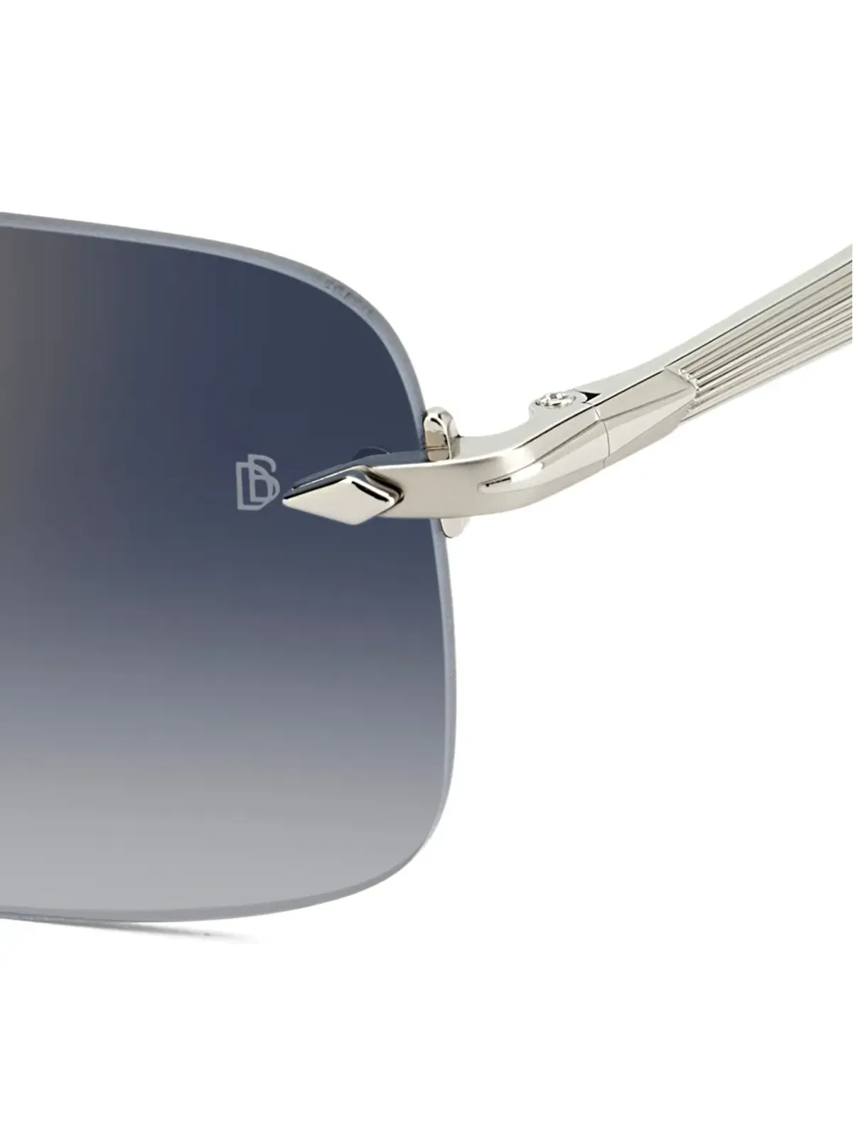 Eyewear by David Beckham リムレスサングラス（Silver） - 画像3
