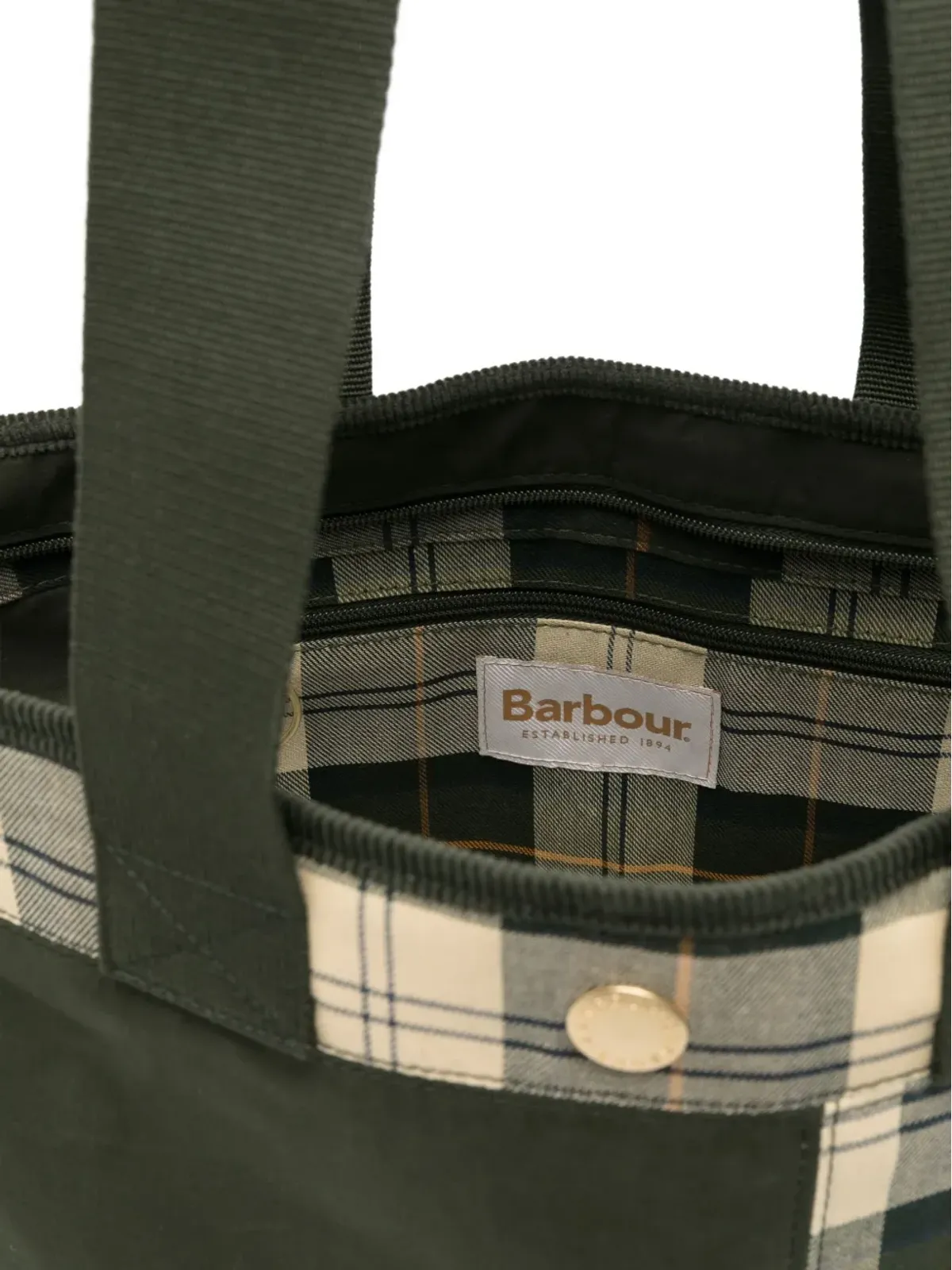 Barbour Mya タータン柄トートバッグ - 画像5