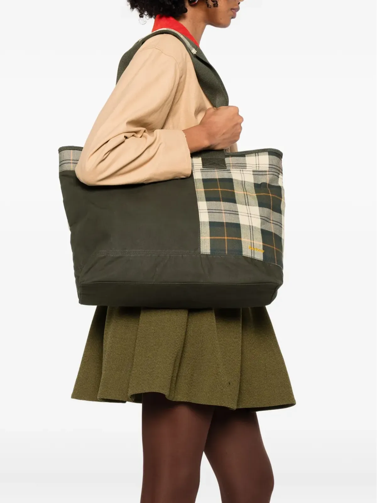 Barbour Mya タータン柄トートバッグ - 画像2