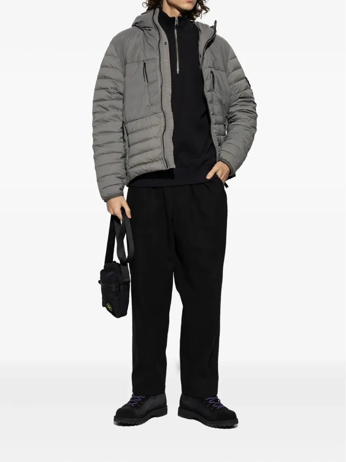 Maison Kitsuné ロゴパッチパンツ - 画像2