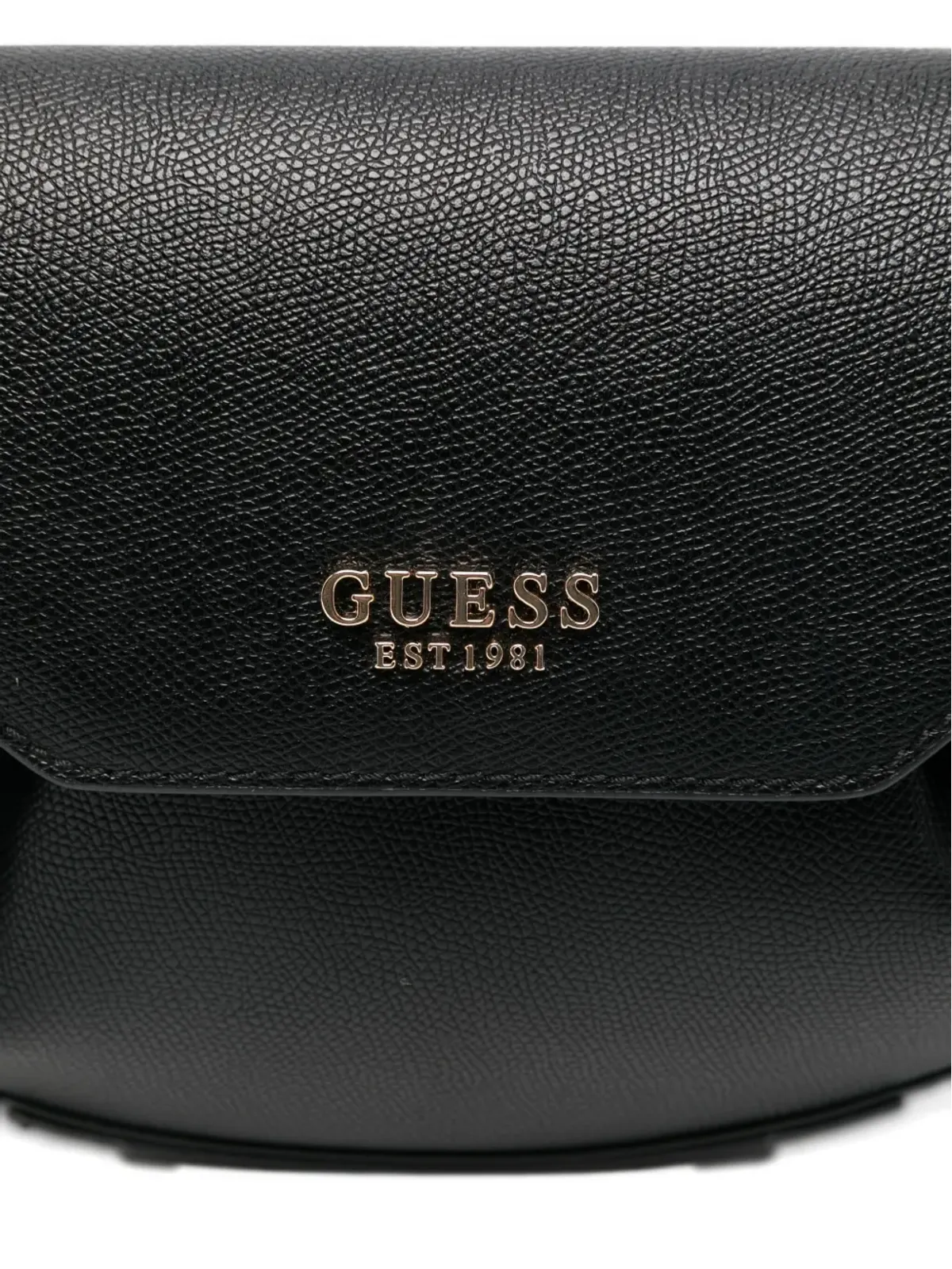 GUESS USA ロゴプレート付きフラップショルダーバッグ - 画像3
