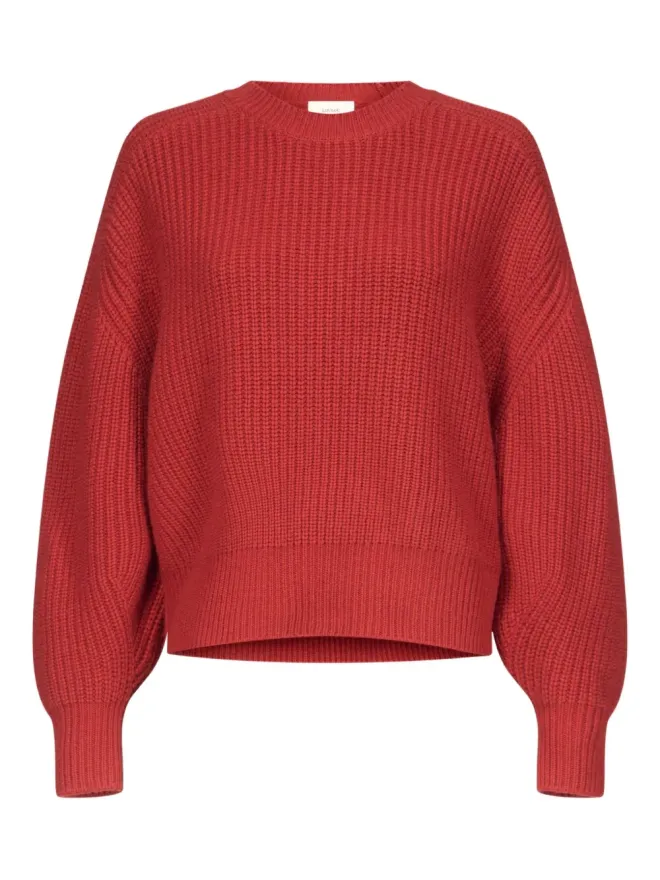 Loulou Loulou ドロップショルダー リブニットセーターの商品画像