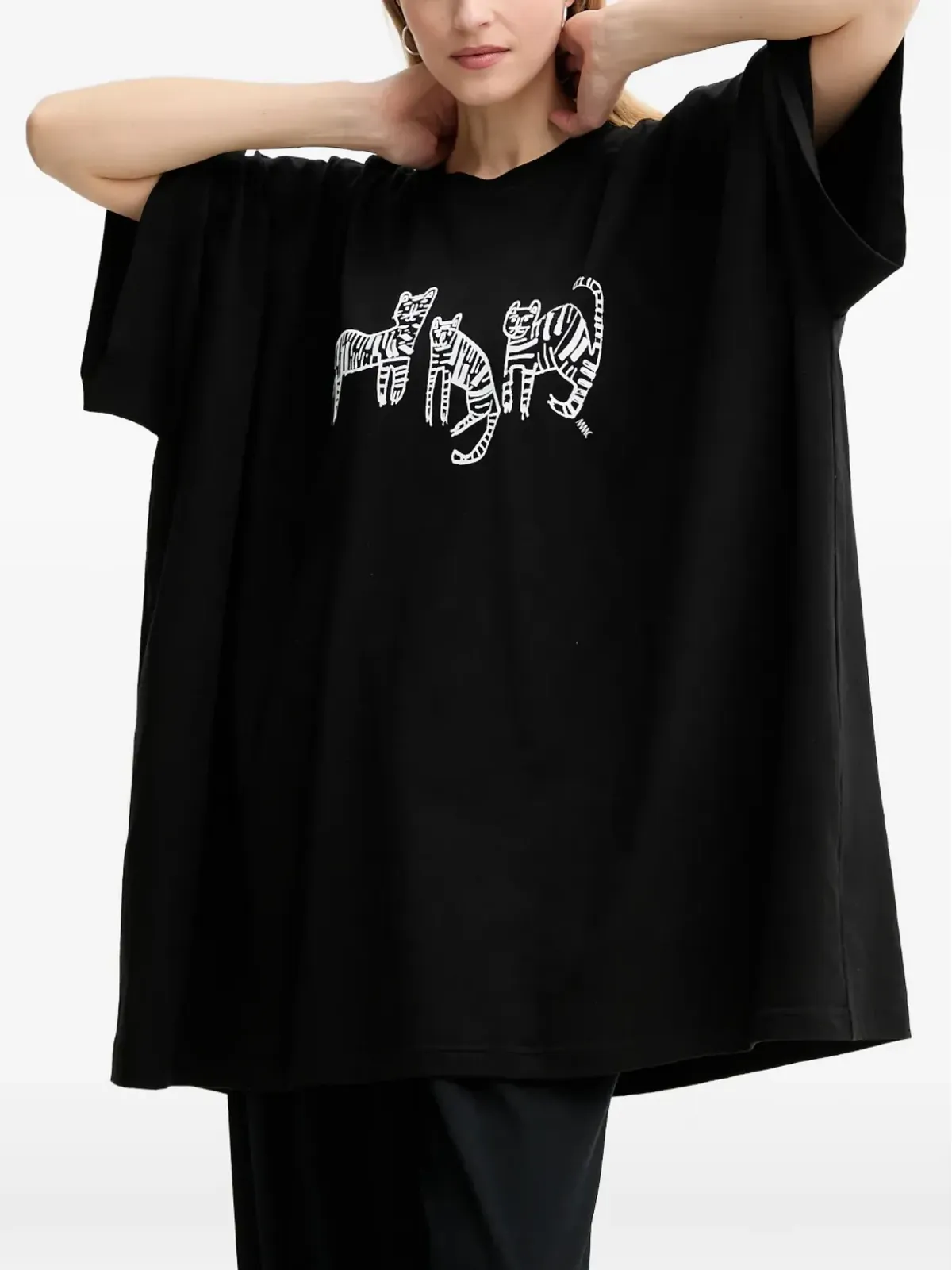 MMC STUDIO タイガープリント Tシャツ - 画像3