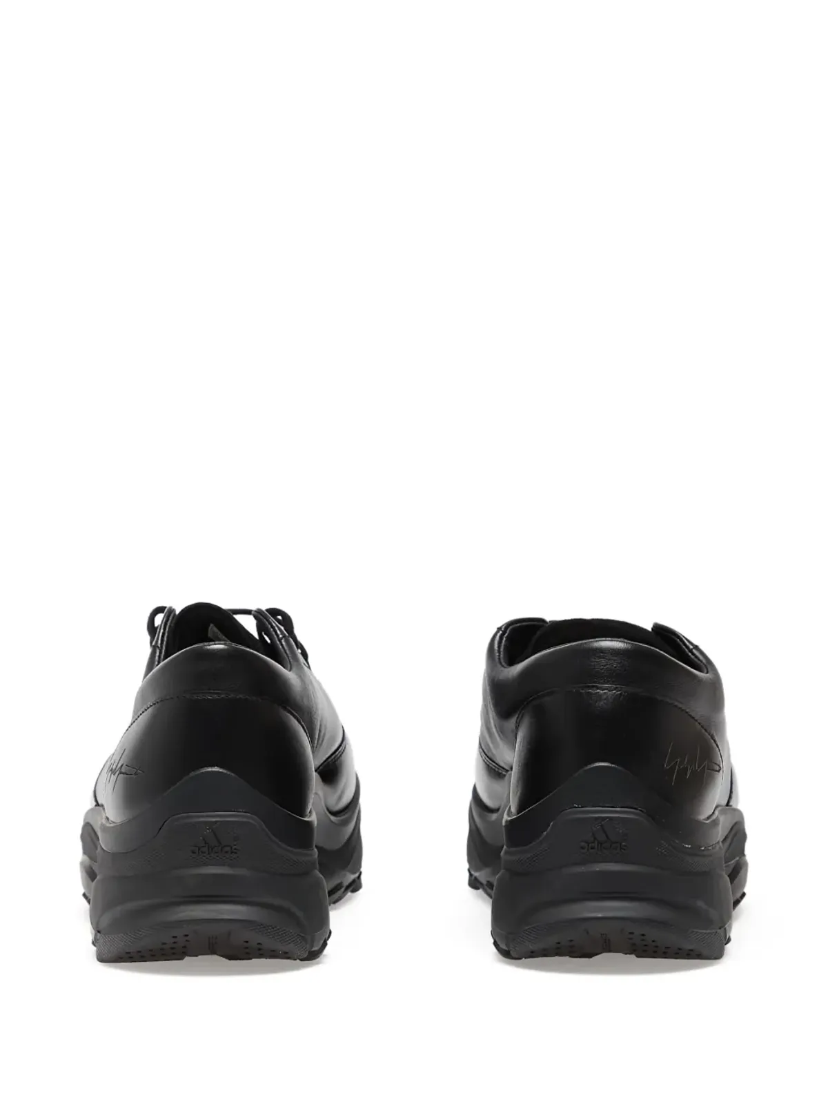Y-3 レザー レースアップ トレーナー - 画像3