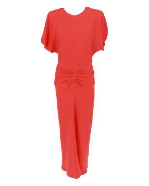 Victoria Beckham ベラ ギャザーウエスト ミディドレス - サムネイル1