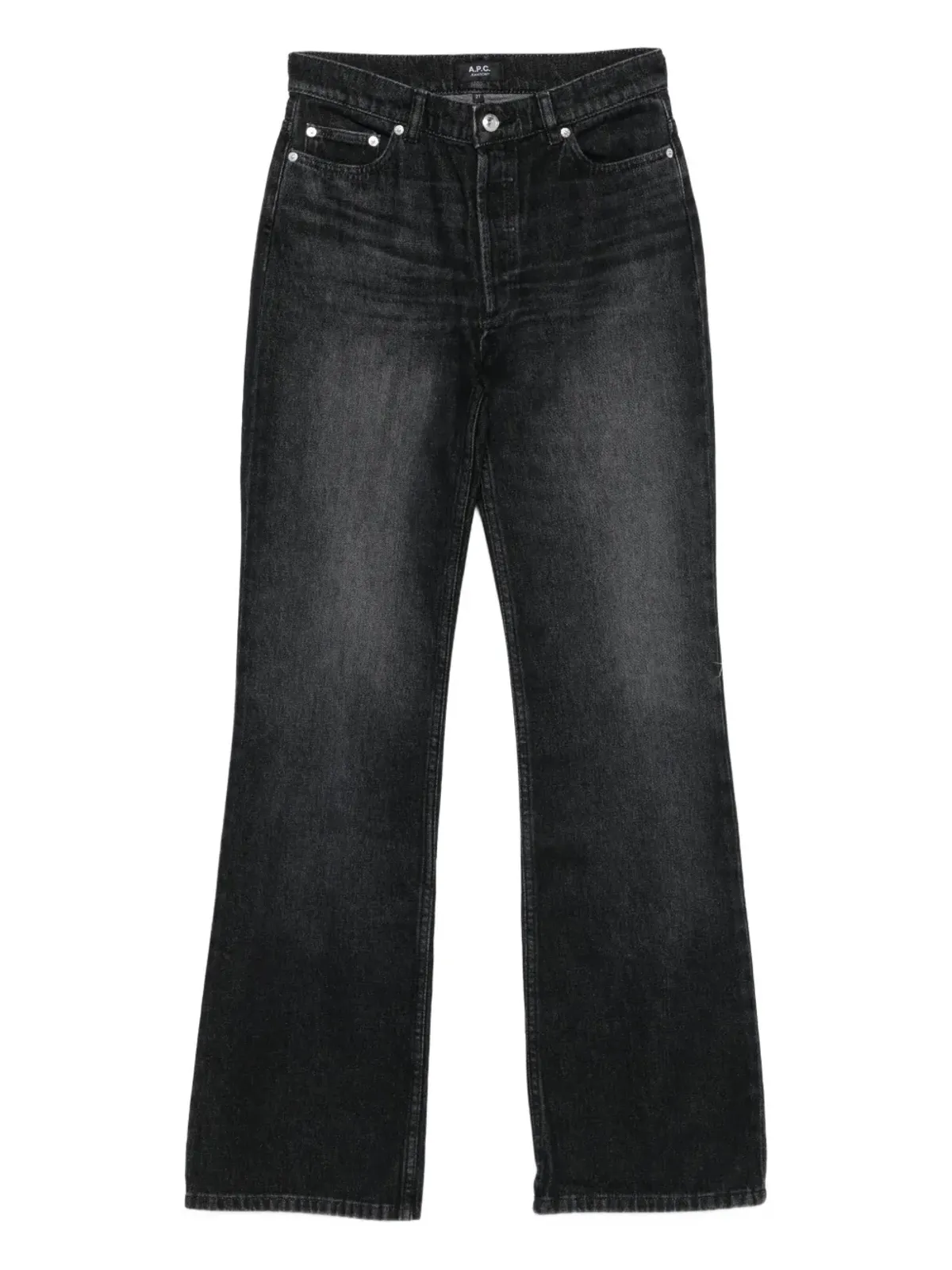 A.P.C. ボタンフライ フレアジーンズ - 画像1