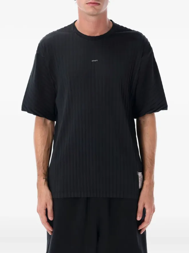 Satisfy Satisfy プリーツTシャツ - ブラックの商品画像