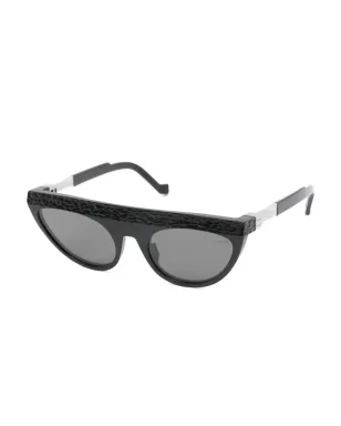 VAVA Eyewear テクスチャードキャットアイフレーム サングラス - サムネイル2
