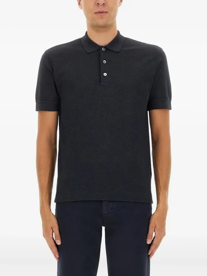 ZEGNA Zegna ボタン付きポロシャツの商品画像