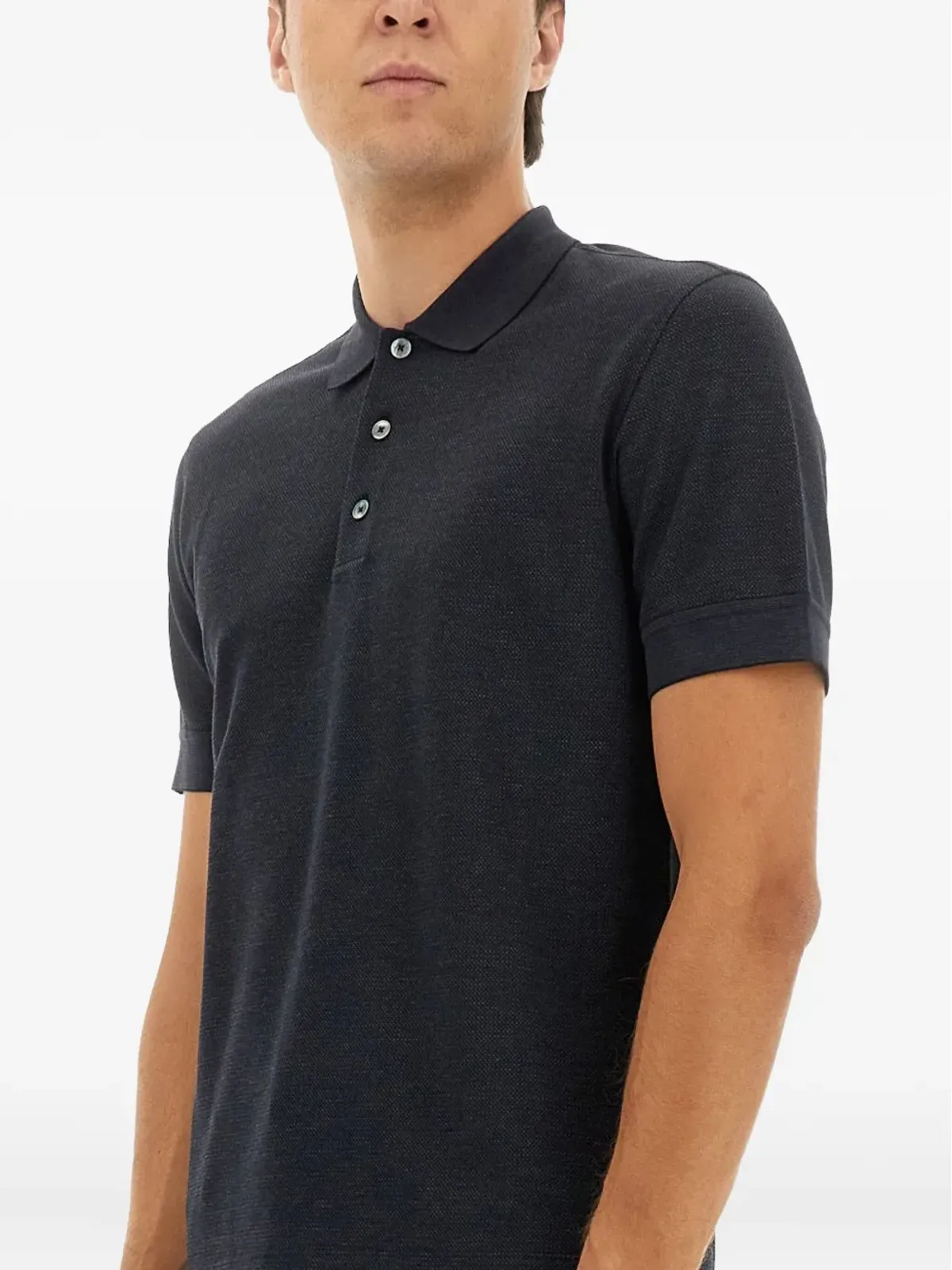 Zegna ボタン付きポロシャツ - 画像3