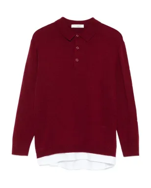 Paolo Pecora Kids ロングスリーブ ポロシャツ - サムネイル1