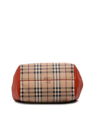 Burberry Vintage Haymarket チェック コーテッドキャンバス Canterbury トートバッグ - ブラウン - サムネイル4