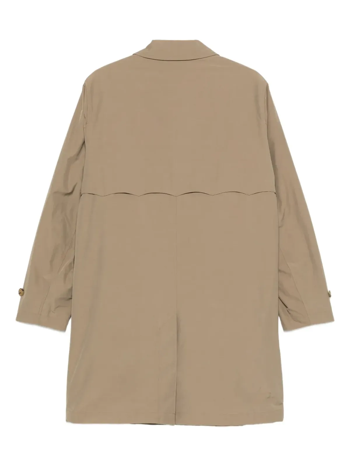 Baracuta ボタン留め フラップポケット トレンチコート - 画像2