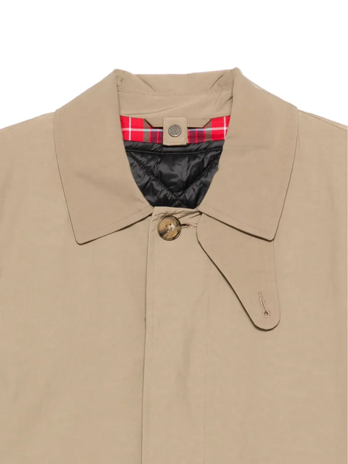 Baracuta ボタン留め フラップポケット トレンチコート - 画像3
