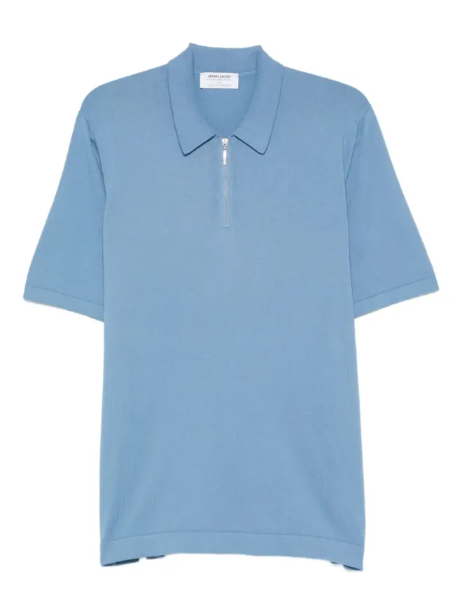 Gran Sasso Gran Sasso 半ジップ ポロシャツの商品画像
