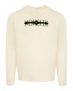 Moncler ロングスリーブ グラフィックTシャツ - ニュートラルカラー - サムネイル1