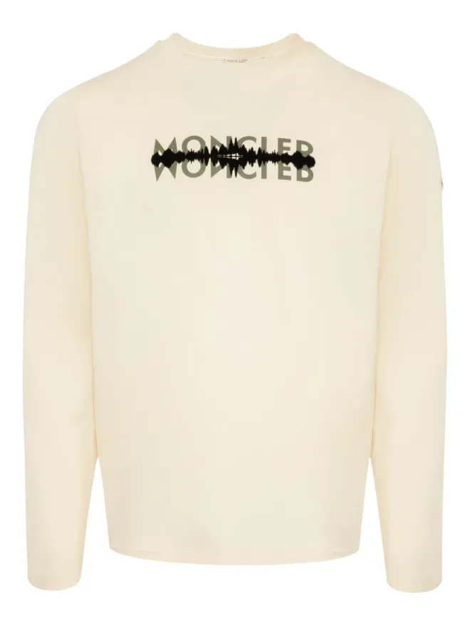 Moncler Moncler ロングスリーブ グラフィックTシャツ - ニュートラルカラーの商品画像