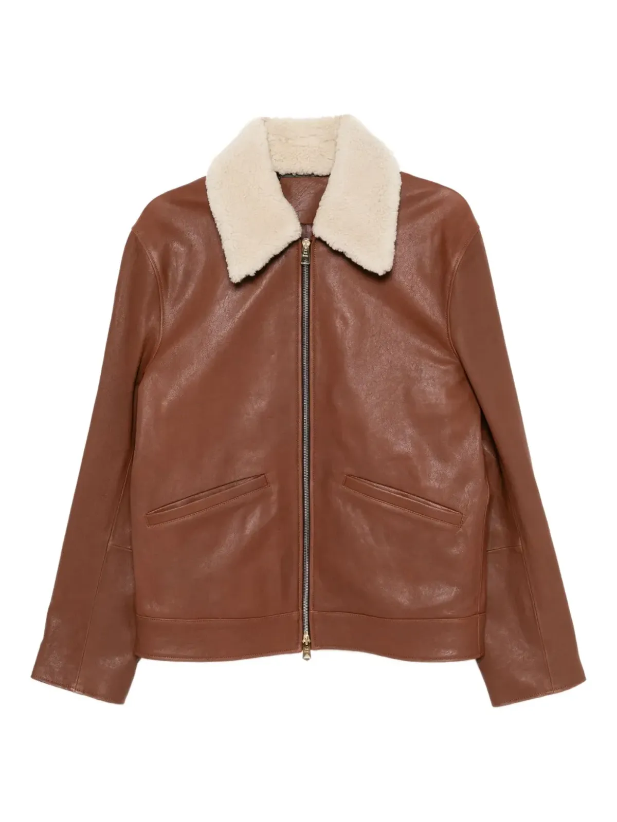 Paul Smith 襟付きレザージャケット - 画像1