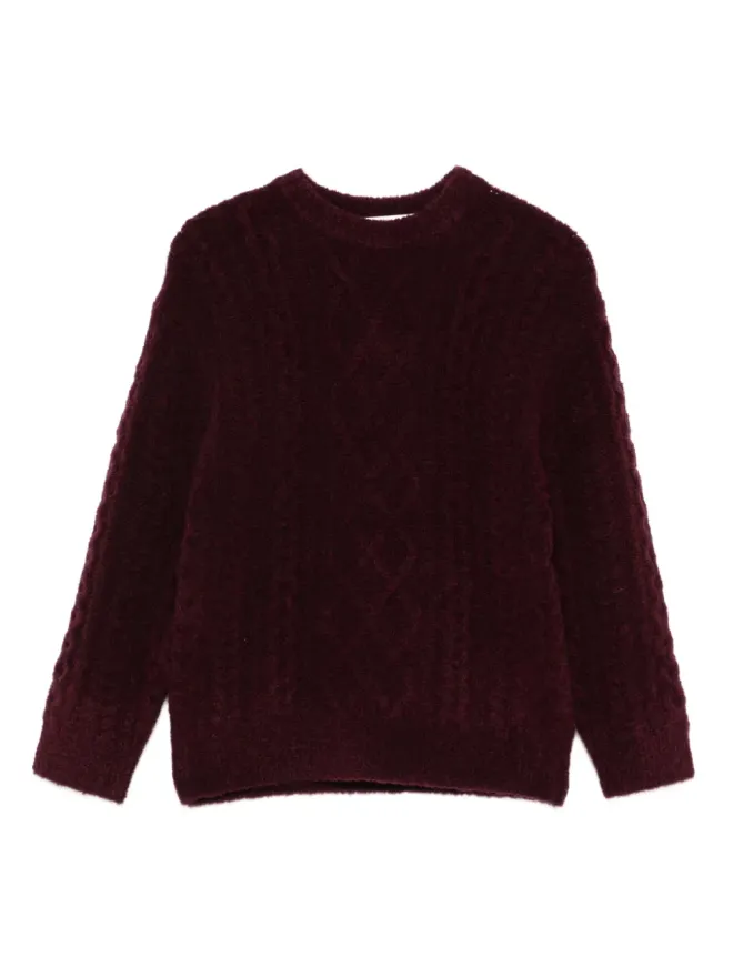 Paolo Pecora Kids Paolo Pecora Kids ケーブルニットセーター レッドの商品画像