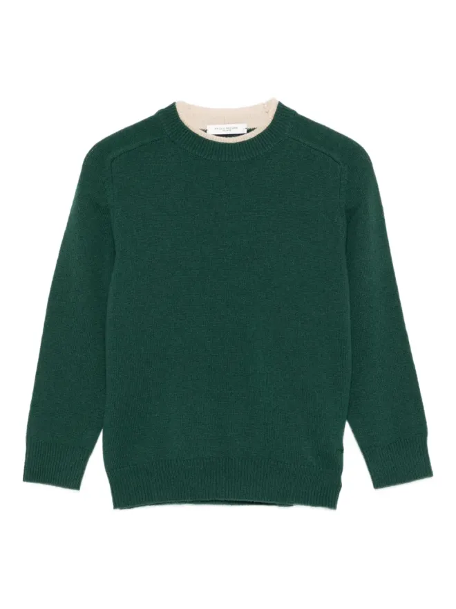 Paolo Pecora Kids Paolo Pecora Kids コントラストネックセーターの商品画像