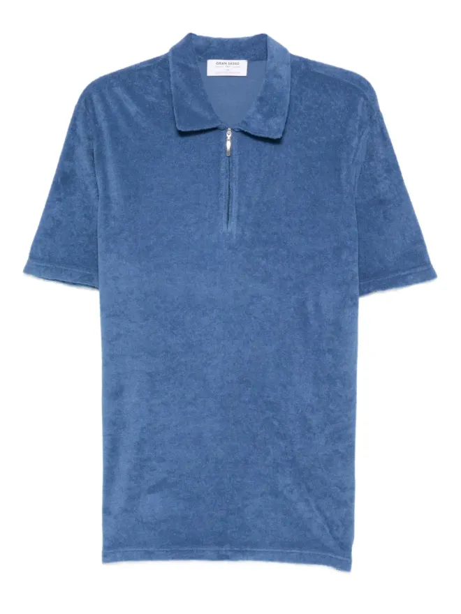 Gran Sasso Gran Sasso ジップフロント ポロシャツの商品画像