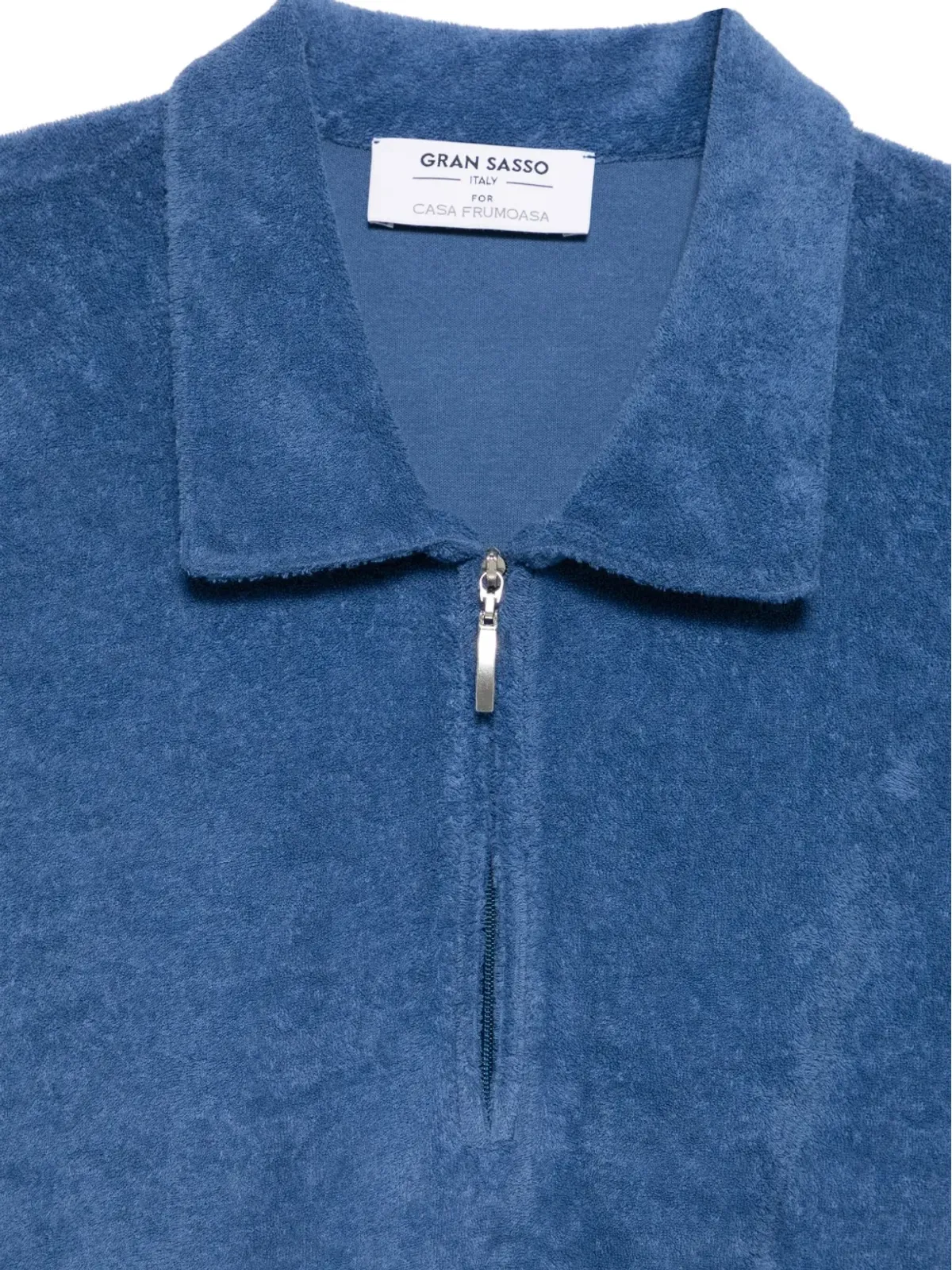 Gran Sasso ジップフロント ポロシャツ - 画像3