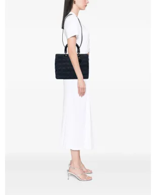 Christian Dior Pre-Owned デニム カナージュ レディディオール サッチェル - サムネイル2