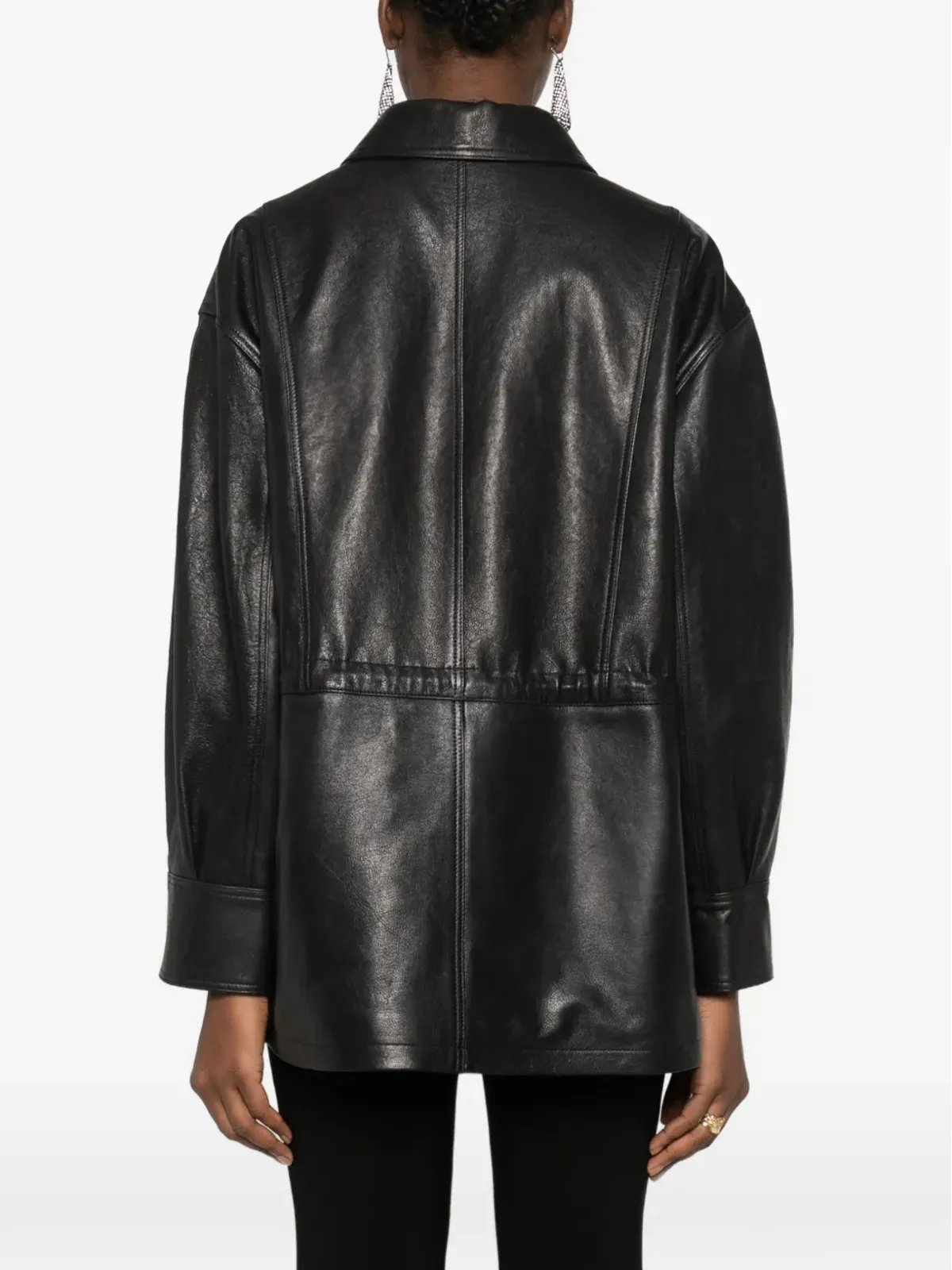 Arma Maeve flap-pockets leather jacket - 画像4