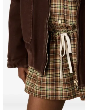 Miu Miu チェック柄Aラインスカート - サムネイル5