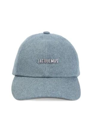 Jacquemus Gadjo ロゴプレート デニムキャップ - サムネイル1