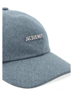 Jacquemus Gadjo ロゴプレート デニムキャップ - サムネイル3