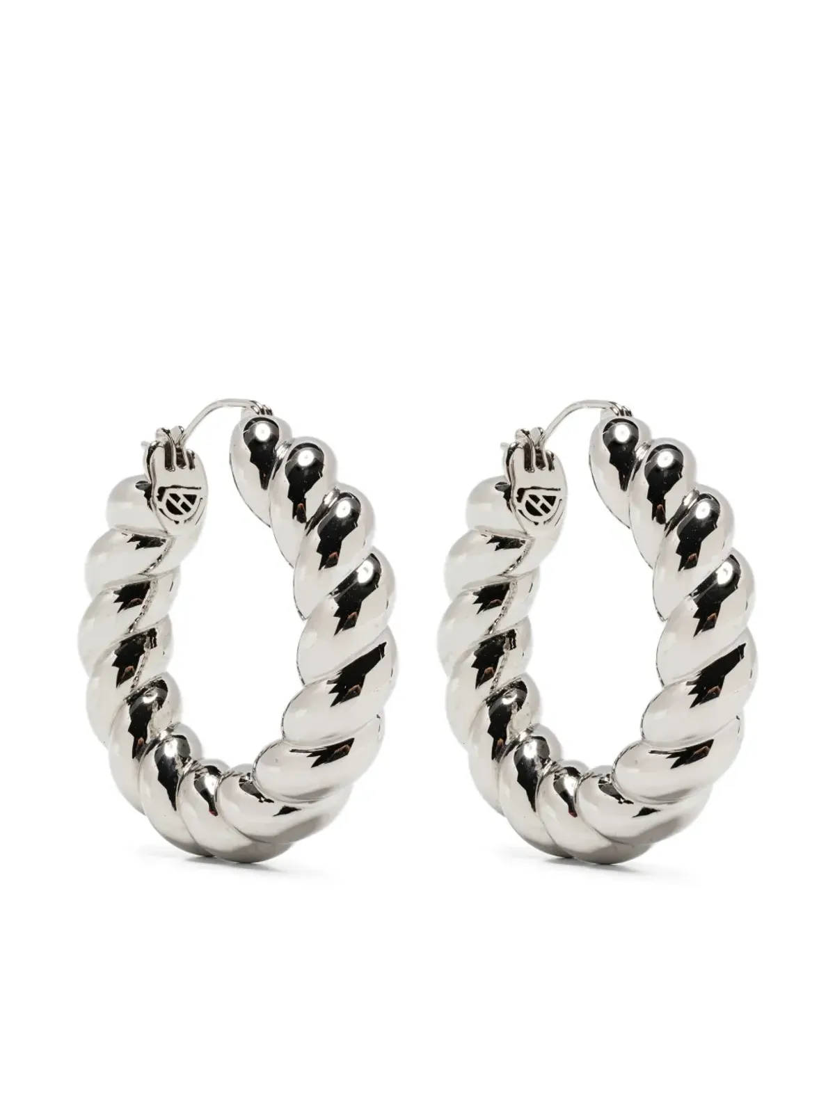 Eddie Borgo ロープフープピアス - 画像1