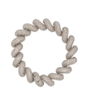Eddie Borgo トルサード パヴェ ブレスレット - サムネイル1