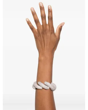 Eddie Borgo ロープパヴェ ブレスレット - シルバー - サムネイル2
