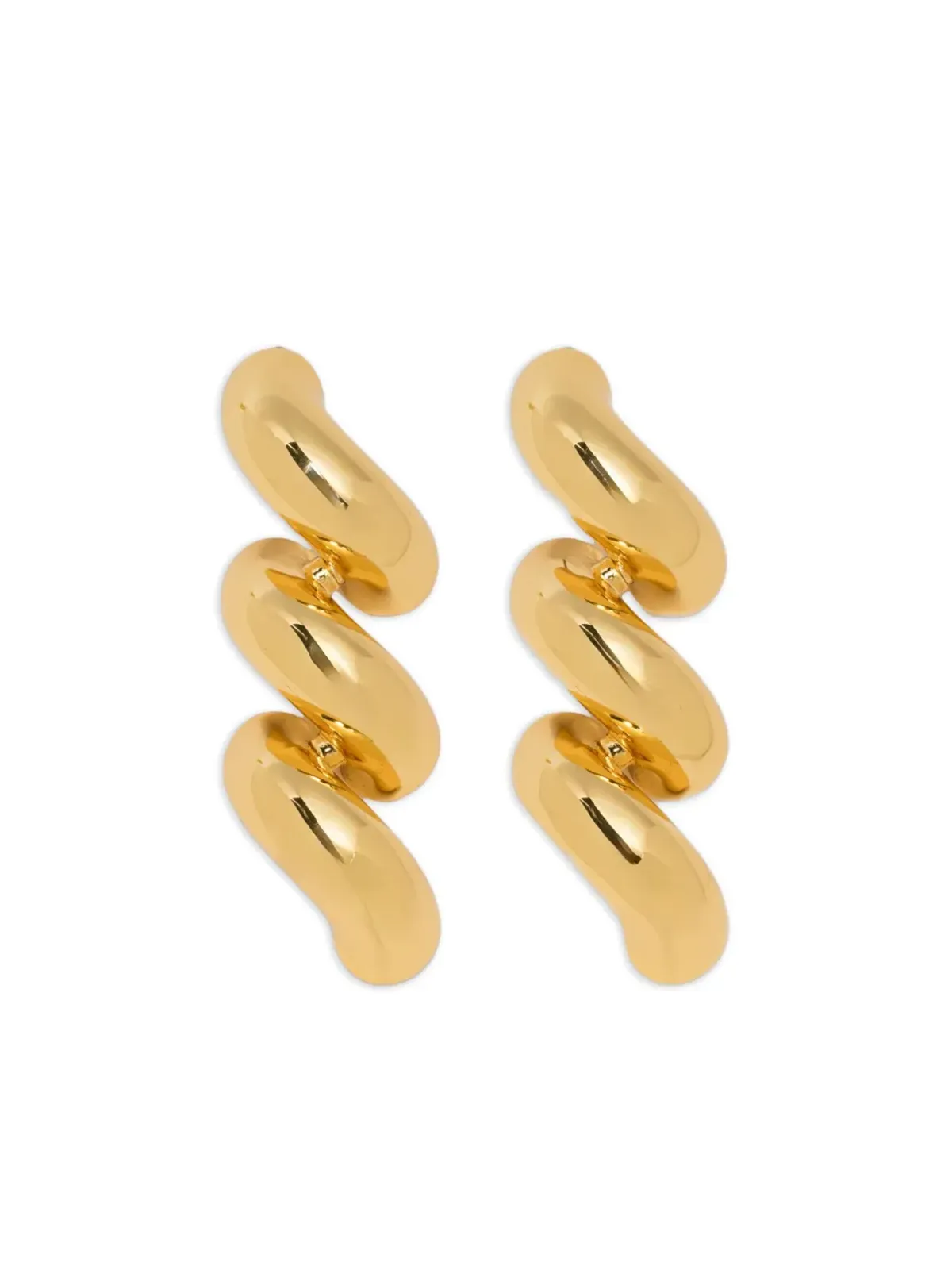 Eddie Borgo ロープドロップ イヤリング - ゴールド - 画像1
