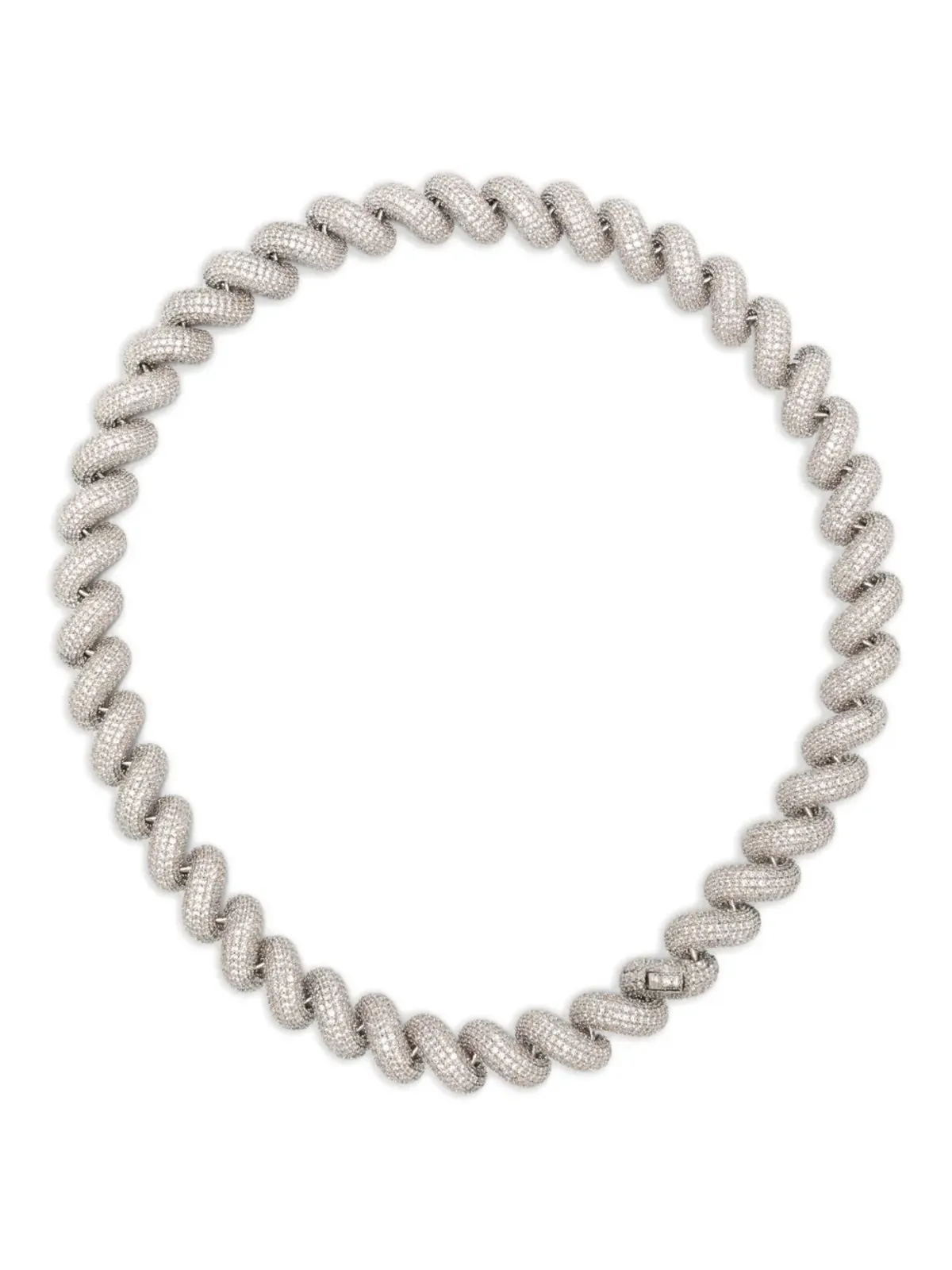 Eddie Borgo ロープ パヴェ ネックレス - 画像1