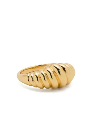 Eddie Borgo 12Kイエローゴールド ボンベイ ロープ リング - サムネイル1