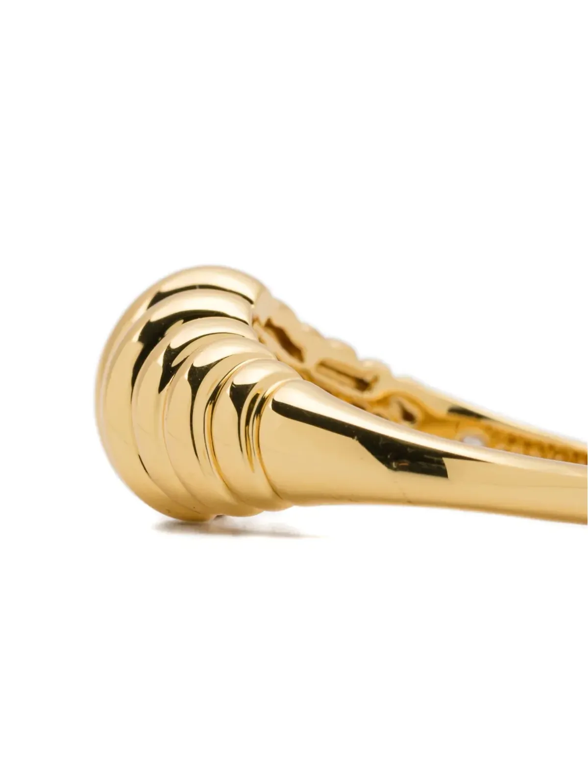 Eddie Borgo 12Kイエローゴールド ボンベイ ロープ リング - 画像3