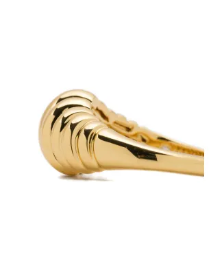 Eddie Borgo 12Kイエローゴールド ボンベイ ロープ リング - サムネイル3