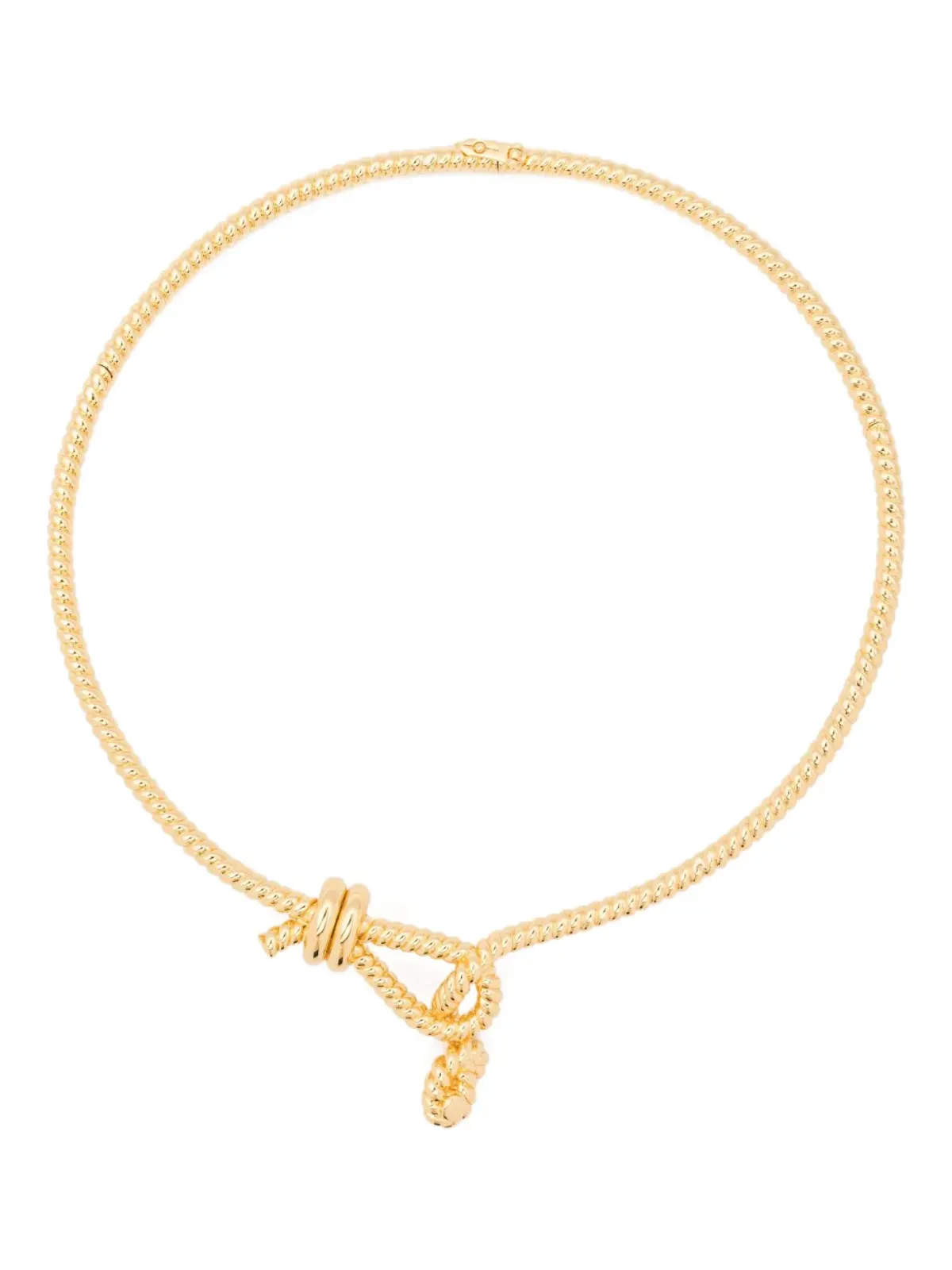 Eddie Borgo 結びロープネックレス - 画像1