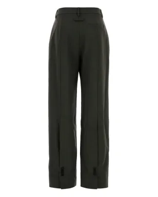 Jean Paul Gaultier 隠しファスナー付きパンツ - グリーン - サムネイル2
